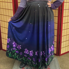 Lavender Midnight Maxi Skirt with Pockets