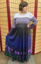 Lavender Midnight Maxi Skirt with Pockets