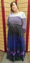 Lavender Midnight Maxi Skirt with Pockets