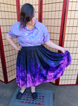 Pixel Goth Midi Skirt With Pockets