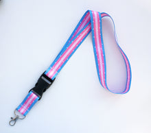 Trans Sparkle Pride Lanyard