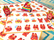 FHF Chip & Nug Emoji Sticker Sheet