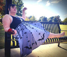 Twinkle Twinkle Little Bat Midi Skirt with Pockets