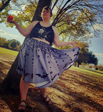 Twinkle Twinkle Little Bat Midi Skirt with Pockets