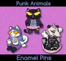 Bad Bean Punk Animal Enamel Pin