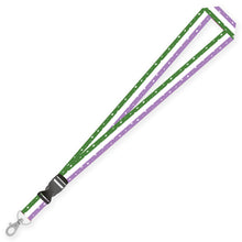 Genderqueer Sparkle Pride Lanyard