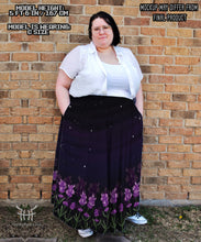 Lavender Midnight Maxi Skirt with Pockets