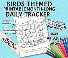 Printable Habit Trackers Digital Download