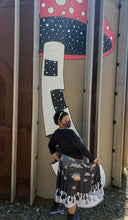 Ink & Honey Mushroom Midi Skirt with Pockets