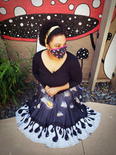 Ink & Honey Mushroom Midi Skirt with Pockets