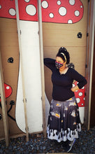 Ink & Honey Mushroom Midi Skirt with Pockets