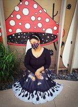 Ink & Honey Mushroom Midi Skirt with Pockets