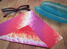 Lesbian Pixel Pride Microfiber Glasses Cloth