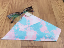 Trans Pixel Pride Microfiber Glasses Cloth