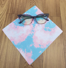 Trans Pixel Pride Microfiber Glasses Cloth