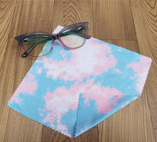 Trans Pixel Pride Microfiber Glasses Cloth