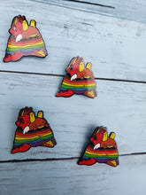 Fry Dragon Pride Flag Enamel Pin
