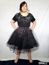 Petticoat for Skirts (Black) - Knee-Length